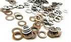 100 Count Spoke Nipple Rim Flat Washers Reinforcement Wheel Silver Washer New