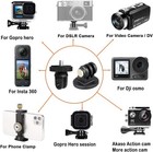 Action Camera Tripod Mount Adapter 1 4 -20 Conversion Large  Black