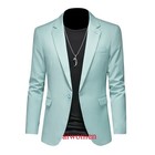 Men s Jacket Casual Suit Blazer Slim-fit Suit Wedding Business Dress Suit Tops
