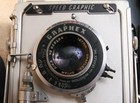 Graflex Speed Graphic 4 X 5 Vintage Press Camera And Flash   Orig  Case