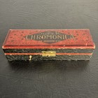Antique 1920s Hohner Super Chromonica 12 Hole Chromatic Harmonica W  Box 6 Star