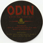 Odin Brewing Co  Beer Coaster Tacoma Wa