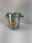 Vintage Veuve Clicquot Champagne Ice Bucket Aluminum Wine Cooler Made France Mcm