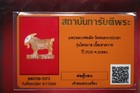 Phae Maharap  fortune Goat  Of Luang Por Lard -  Wat Nong Krabok   Be 2530 