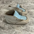 1940 s Post World War Ii High Top Leather  Infant Walking Shoes