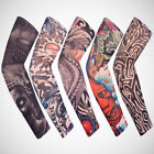 Tattoo Sleeves Mens Women Nylon Temporary Fake Tatoo Full Arm Sleeve Stockings  