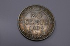 Newfoundland 1904 H Edward Vii 20 Cent Silver Coin