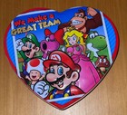 Super Mario Valentines Candy Heart Box  box Only  No Candy 