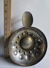 Vintage Large Size 7 3 4  In Diameter Silverplate Tastevin Wine Tasting Cup