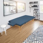Portable Physical Therapy Massage Table - Stretching Treatment - Blue