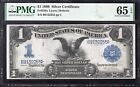 1899  1 Silver Certificate Date Below Black Eagle Pmg 65 Epq Fr 226a 32255