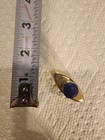 Gold Blue Collectible Commercial Perfume Miniature Bottle Rare Vintage