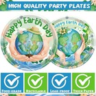  Decorations  96pcs Earth Day Paper Plates And Napkins Forks Happy Earth Day