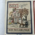 Bucilla New Vtg Crewel Embroidery Olde Philadelphia Colonial America Kit 1997