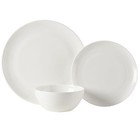 Mikasa Mirabel Vegan Bone China Chip Resistant 12 Piece Dinnerware Set Service