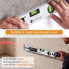 225   Aluminum Digital Angle Finder With Laser  class 2 Laser  1mw 