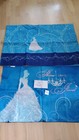 Disney Cinderella Castle Carriage Twin Sz Sheet 2 Piece Flat   Pillowcase Set