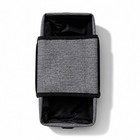 Gray Stroller Organizer Baby Carriage Caddy With Cup Holders   Storage Pockets