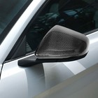 Real Carbon Fiber Side Mirror Covers For 2024-2026 Ford Mustang W  Led Signal Us