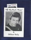 Deforest Kelley Autographed 5x7 Program Star Trek Tv Actor Jsa Coa