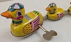 Schylling Duck Family Tin Litho Wind-up Toy Set Vintage Collectible