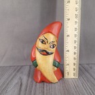 Belsnickel Santa Vintage German 4 Inch Carved Wood Primitive Christmas Figurine
