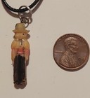 Vintage Celluloid Toy Charm Man Gaucho Mexico Made In Japan Premium