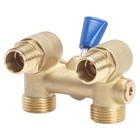 Proline 102-207 Heavy Brass Dual Washing Machine Shut Off Valve 1 2 In 