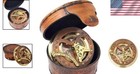 Antique Brass   Copper Sundial   Compass Gift Set