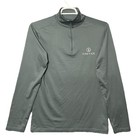 Bogner Fire   Ice Pascal Base First Layer 1 4 Zip Men Sz Medium Gray Performance