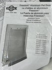 Petsafe  ppa00-10861  Large Freedom Aluminum Dog And Cat Door For Pets 1-100 Lbs