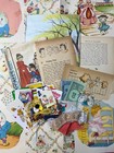 Vintage Childrens  Ephemera Junk Journal Pack Book Pages Collage Crafts