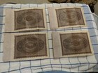 1923 Germany Reichsbanknote 100000 Mark German Currency Note Set 4 Consecutive