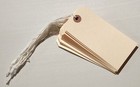 100  5  4-3 4  X 2-3 8   Durable 13pt Manila Tags With String Attached