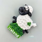 Cute Blackface Sheep Ireland Travel Souvenir 3d Resin Refrigerator Fridge Magnet