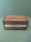 Rare Vintage Western Electric    Deco-tel  stowaway  Rotary Phone W  Wood Box 
