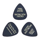 Exotic Plectrums Delrin Black Guitar Or Bass Pick 0 96 Mm Heavy Gauge 351 Shape