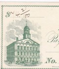 Kappyscoins W7827 1879 Faneuil Hall National Bank Boston Paid   Cancelled Check 