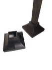Handrail Skirt Shoes 2 Pk Snap On 1  Feet Railing Post Covers Fit 1  Legs