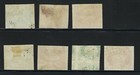 B d  1857 Peru Scott 1-2 Reprints On Wove Paper  cancels Not Genuine 