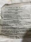 Rare Vintage Us Army Mosquito Net Jacket Size Medium New With Instructions 1989
