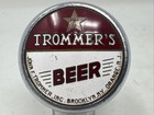 Vintage 1930   s Trommer   s Beer Porcelain   Crome Advertising Ball Tap Knob Ny Nj