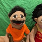 Melissa   Doug Puppets In Mixed Outfits     Lot Of 3