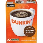 Dunkin  Original Blend Coffee Medium Roast K-cup Pods 22 Count Boxes  pack Of 4 