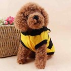 Bee Pet Puppy Coat Apparel Outfit Fleece Clothes Dog Cat Hoodie Fancy Costume Ha