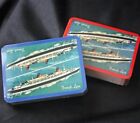 Cgt French Line Ss France 2 Sets Playing Cards Sealed