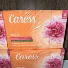 4 Pack 16 Bars-caress Daily Silk Bar Soap Floral Oil Essence  original Formula 