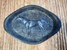 Vintage Horse Under The Night Sky Heavy Metal Dish
