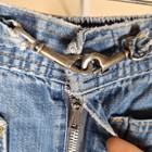 Simpson Vintage 70s 80s High Rise Bell Bottom Flared Jeans Metal Buckles Youth