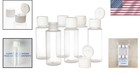 Versatile 2oz Clear Plastic Squeeze Bottles - Set Of 6 For Travel   Crafts